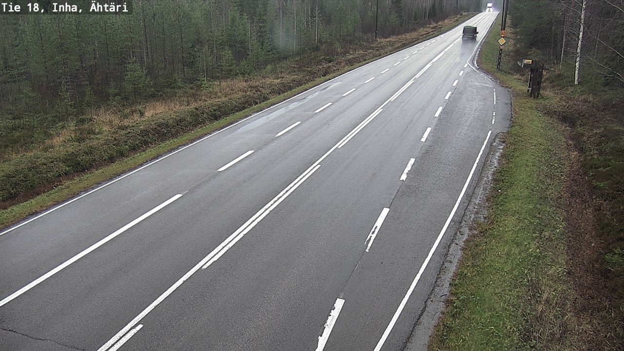 Weather Camera Image Väg 18 Etseri, Inha, Ähtäri, Etelä-Pohjanmaa