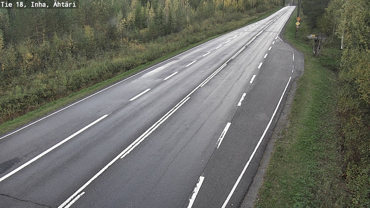 Weather Camera Image Road 18 ÄhtäriInha, Ähtäri, Etelä-Pohjanmaa