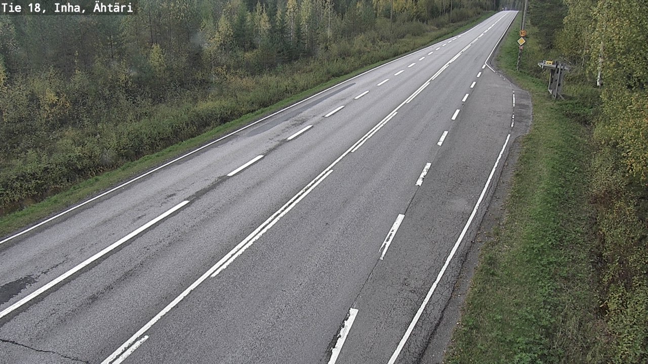 Weather Camera Image Road 18 ÄhtäriInha, Ähtäri, Etelä-Pohjanmaa