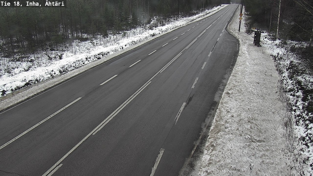 Weather Camera Image Road 18 ÄhtäriInha, Ähtäri, Etelä-Pohjanmaa
