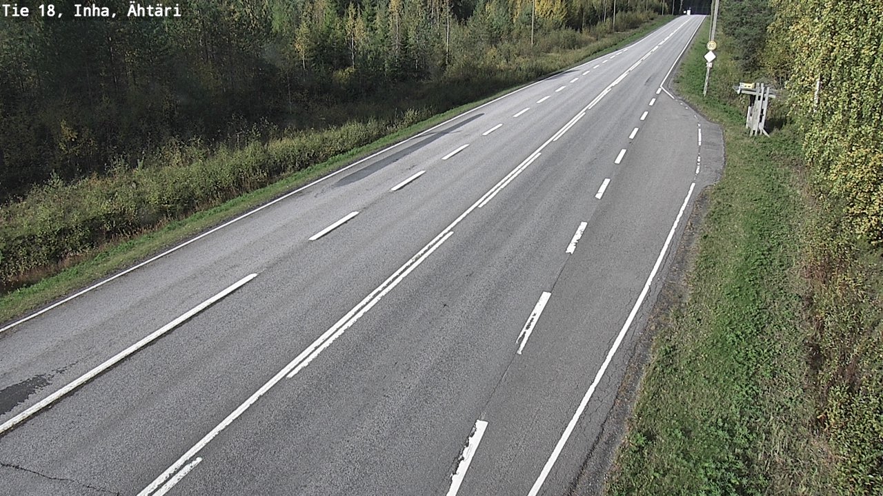 Weather Camera Image Väg 18 Etseri, Inha, Ähtäri, Etelä-Pohjanmaa