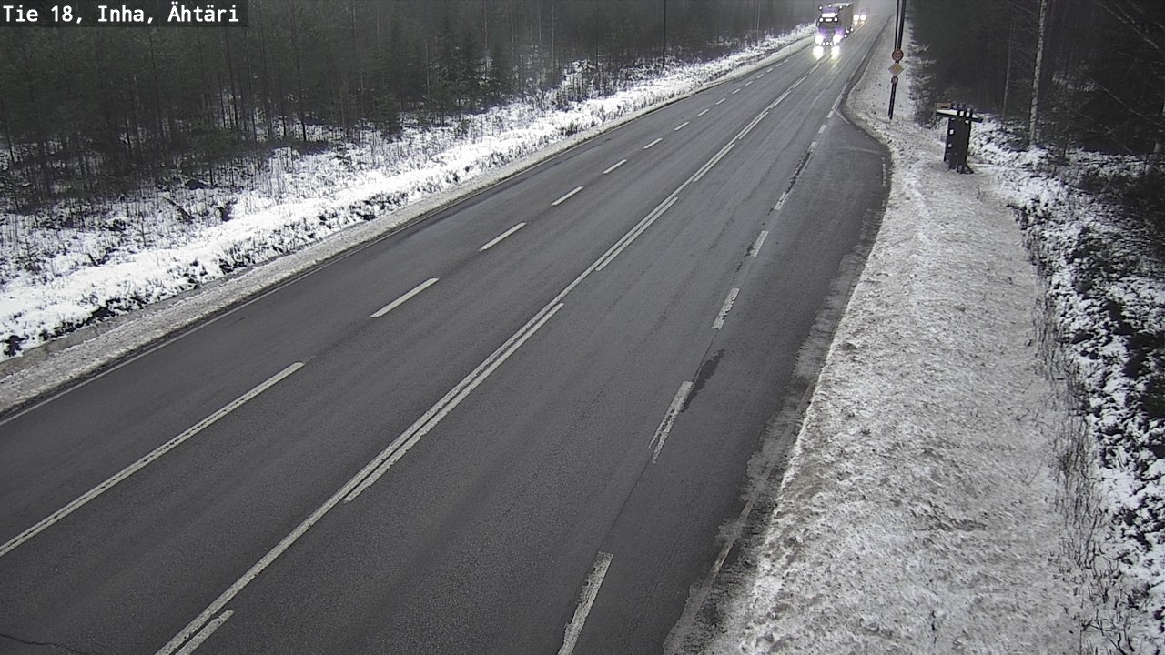Weather Camera Image Road 18 ÄhtäriInha, Ähtäri, Etelä-Pohjanmaa