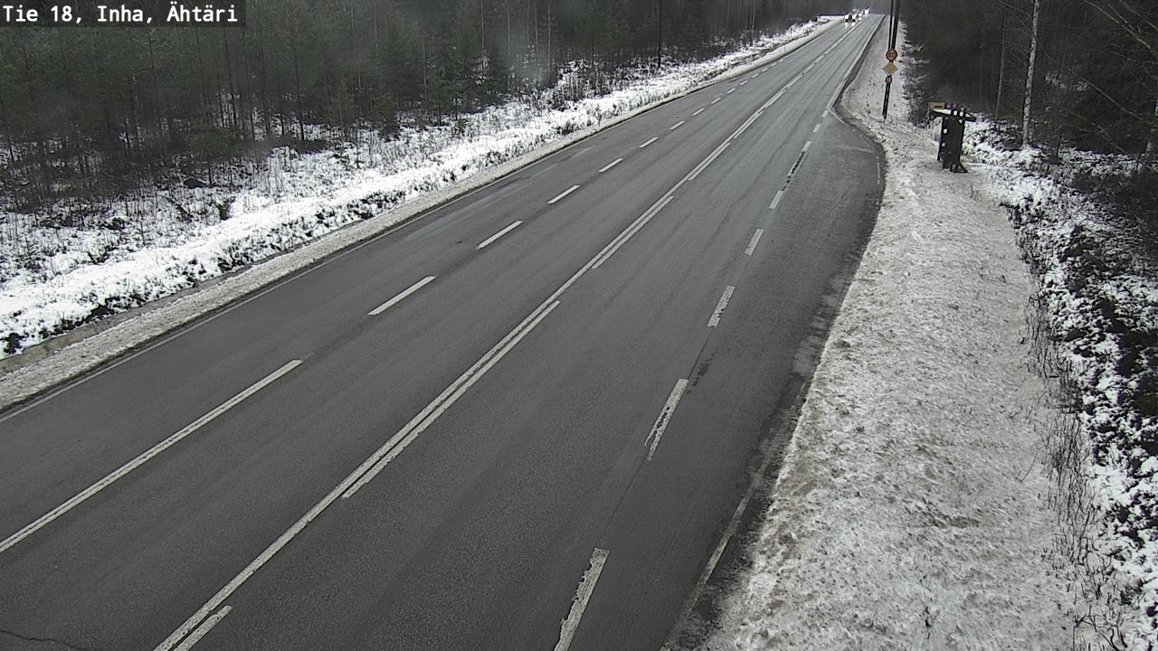 Weather Camera Image Road 18 ÄhtäriInha, Ähtäri, Etelä-Pohjanmaa