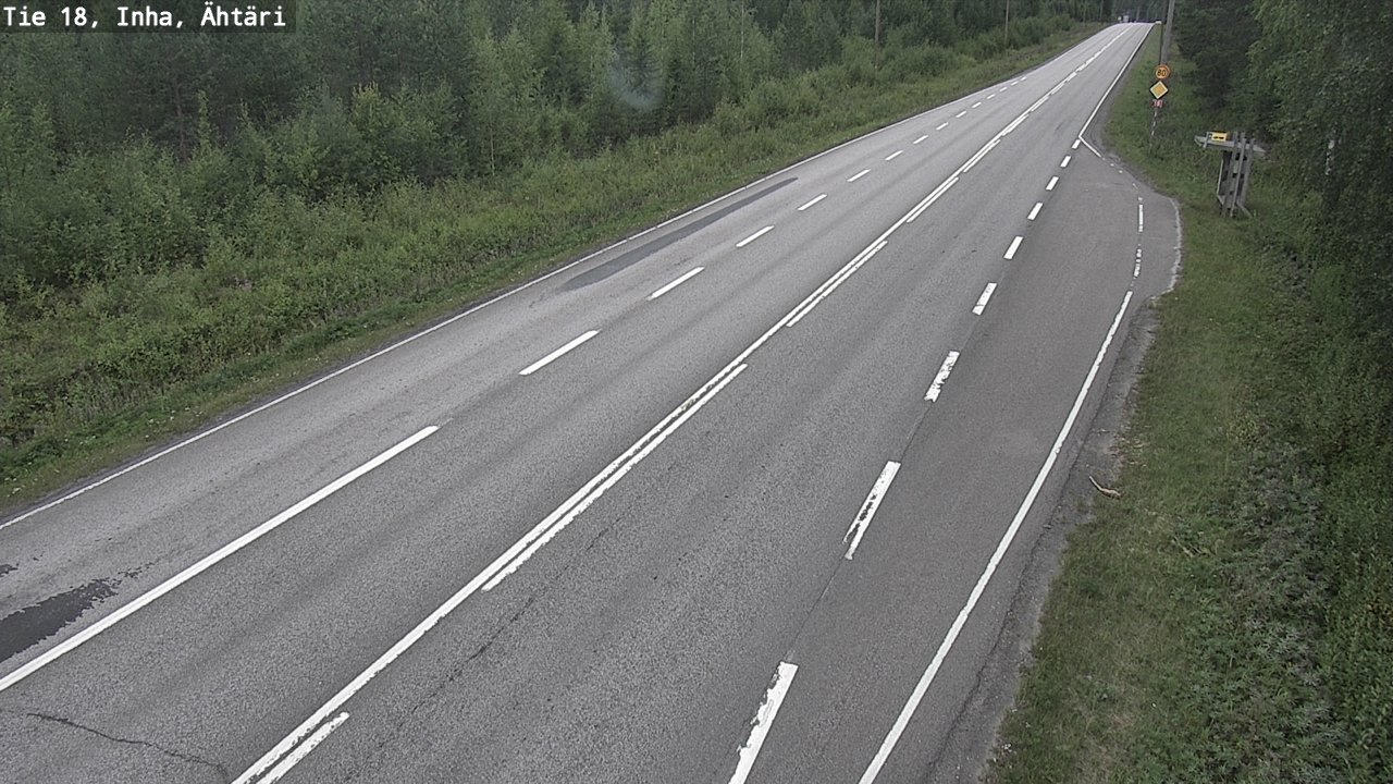 Weather Camera Image Väg 18 Etseri, Inha, Ähtäri, Etelä-Pohjanmaa