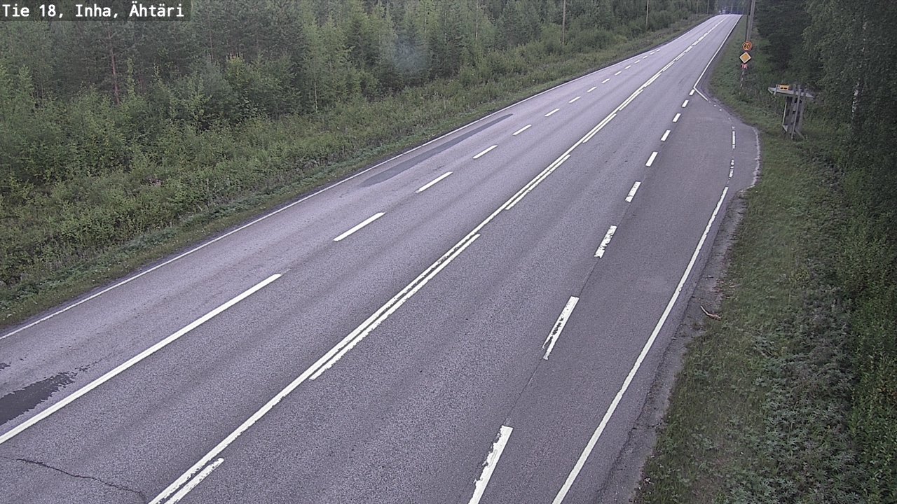 Weather Camera Image Road 18 ÄhtäriInha, Ähtäri, Etelä-Pohjanmaa