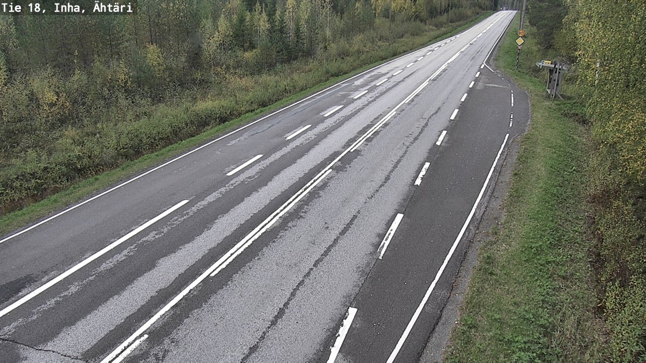 Weather Camera Image Road 18 ÄhtäriInha, Ähtäri, Etelä-Pohjanmaa