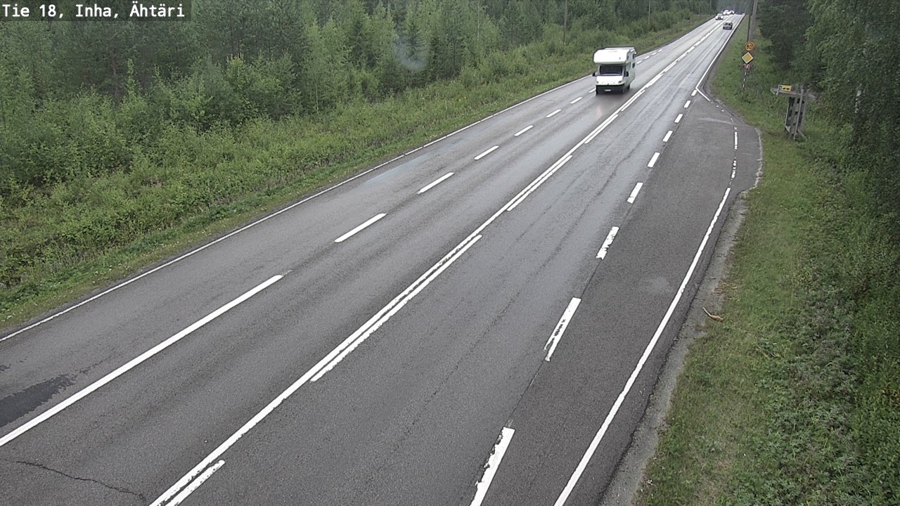 Weather Camera Image Väg 18 Etseri, Inha, Ähtäri, Etelä-Pohjanmaa