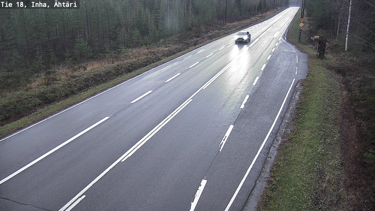 Weather Camera Image Väg 18 Etseri, Inha, Ähtäri, Etelä-Pohjanmaa