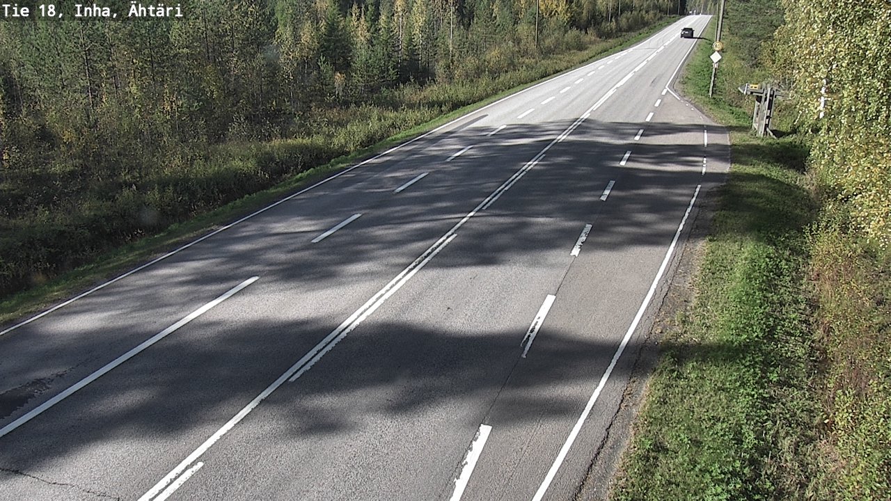 Weather Camera Image Väg 18 Etseri, Inha, Ähtäri, Etelä-Pohjanmaa