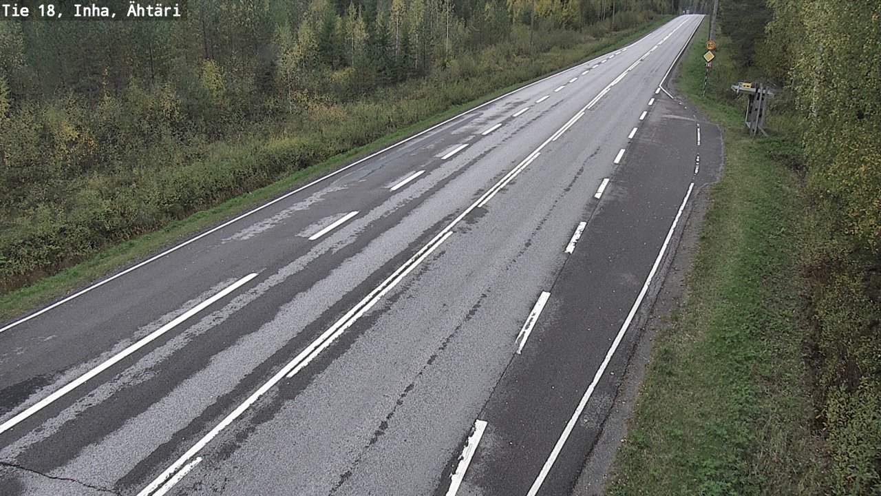 Weather Camera Image Road 18 ÄhtäriInha, Ähtäri, Etelä-Pohjanmaa