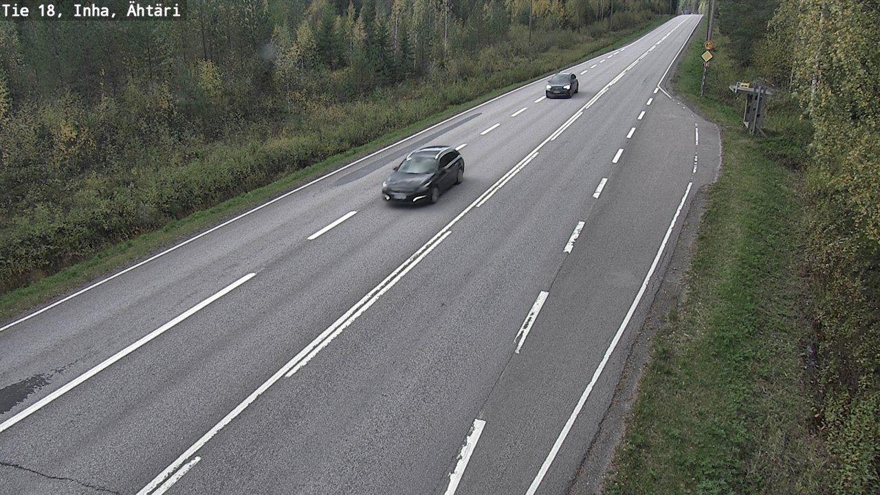 Weather Camera Image Väg 18 Etseri, Inha, Ähtäri, Etelä-Pohjanmaa