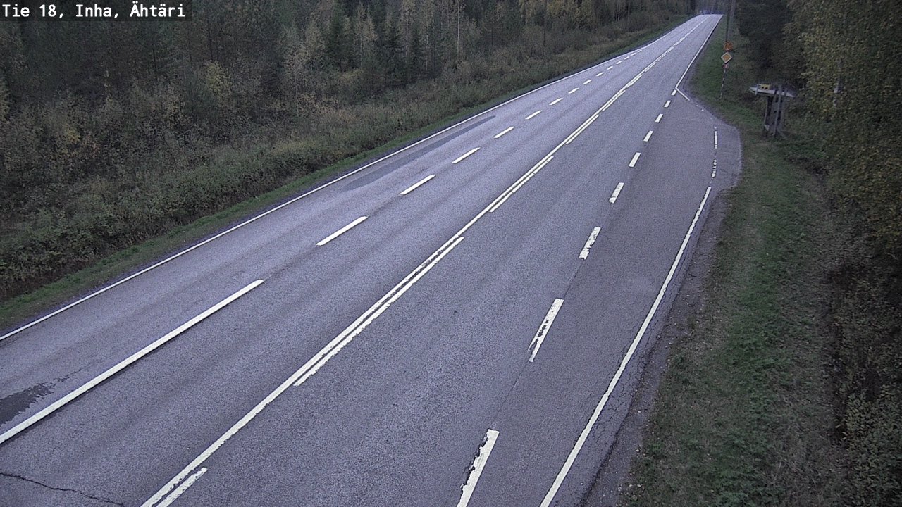 Weather Camera Image Road 18 ÄhtäriInha, Ähtäri, Etelä-Pohjanmaa