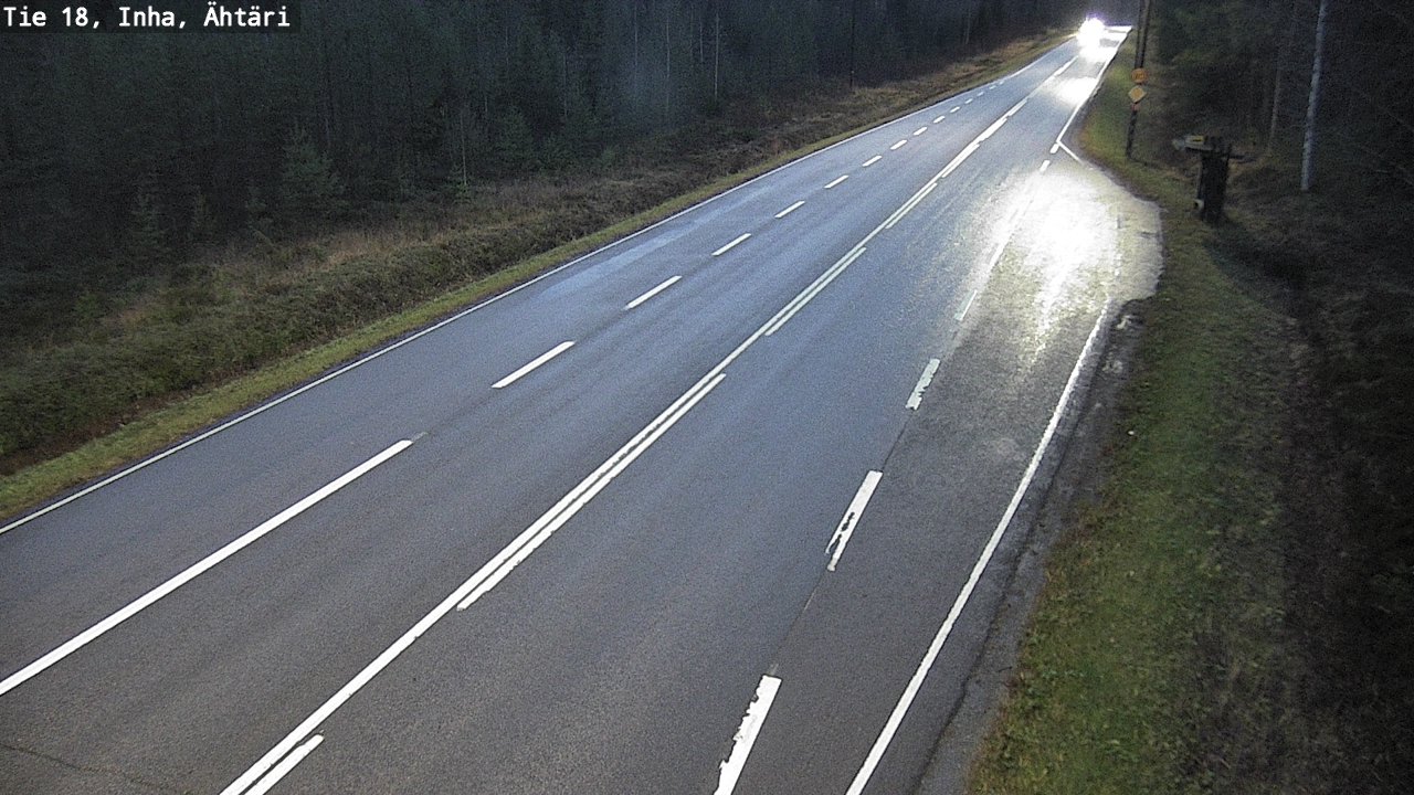 Weather Camera Image Väg 18 Etseri, Inha, Ähtäri, Etelä-Pohjanmaa