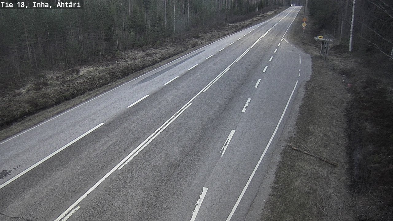 Weather Camera Image Road 18 ÄhtäriInha, Ähtäri, Etelä-Pohjanmaa