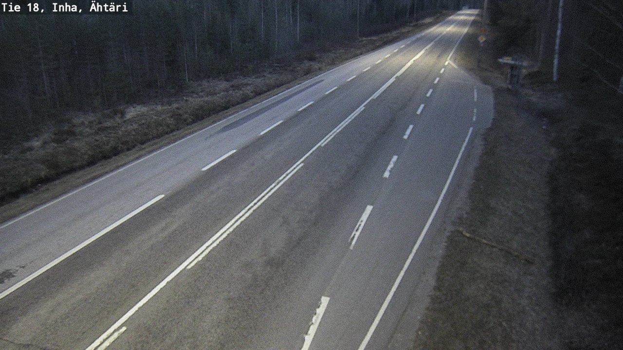 Weather Camera Image Road 18 ÄhtäriInha, Ähtäri, Etelä-Pohjanmaa