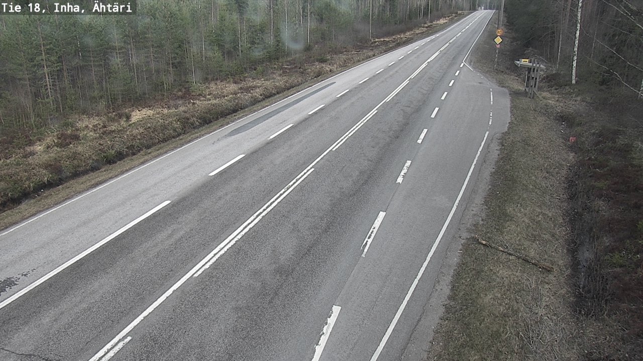Weather Camera Image Road 18 ÄhtäriInha, Ähtäri, Etelä-Pohjanmaa