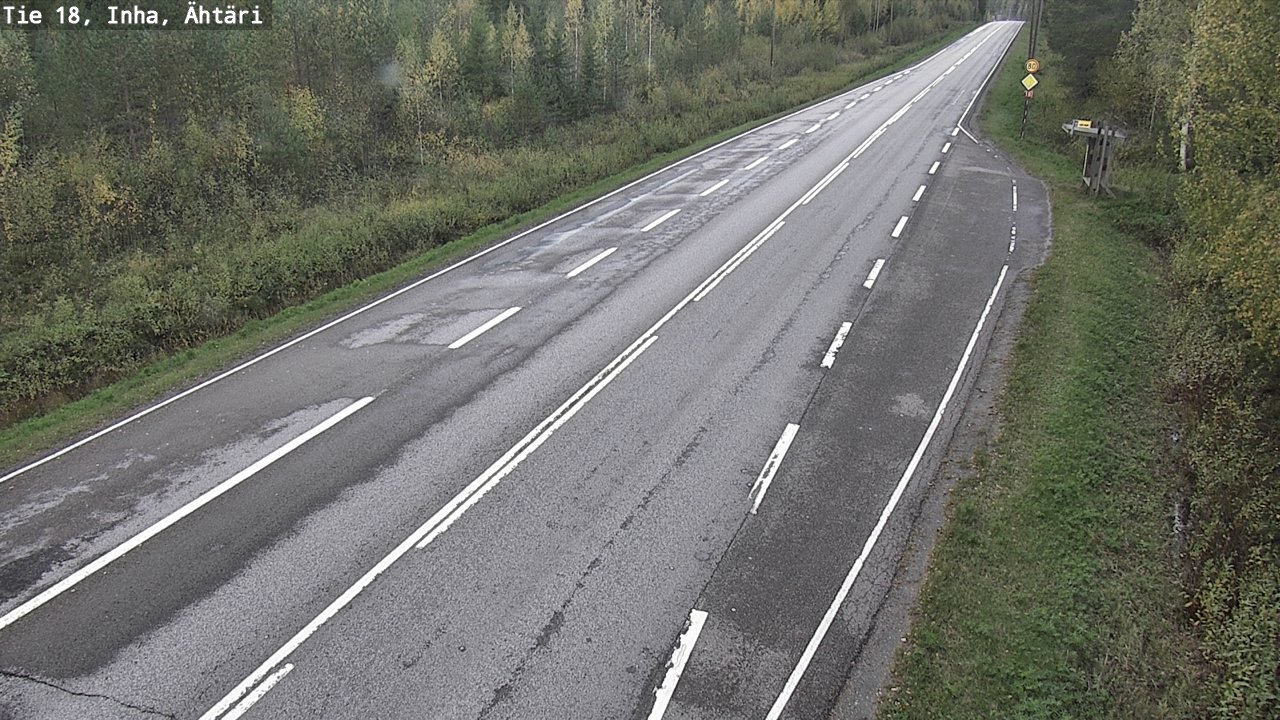 Weather Camera Image Road 18 ÄhtäriInha, Ähtäri, Etelä-Pohjanmaa
