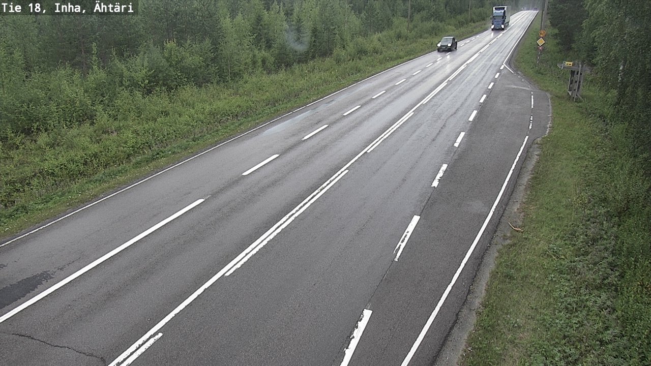 Weather Camera Image Väg 18 Etseri, Inha, Ähtäri, Etelä-Pohjanmaa