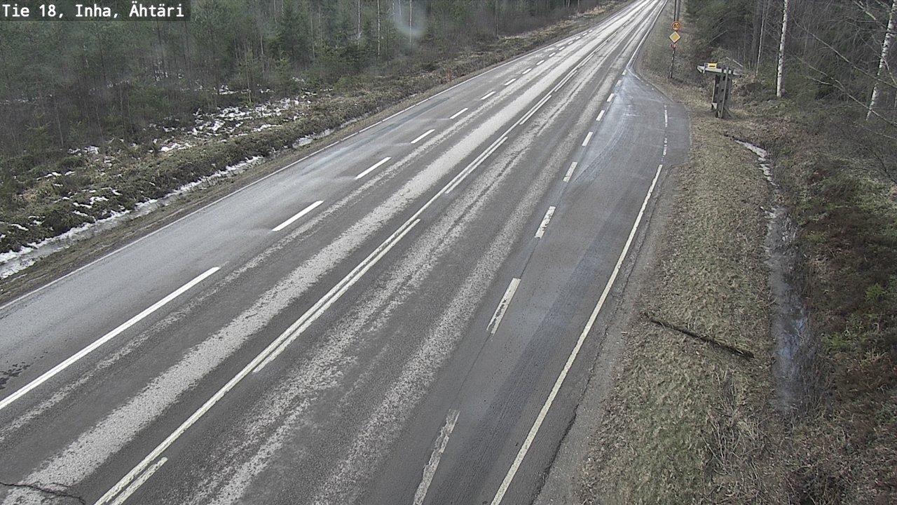 Weather Camera Image Road 18 ÄhtäriInha, Ähtäri, Etelä-Pohjanmaa