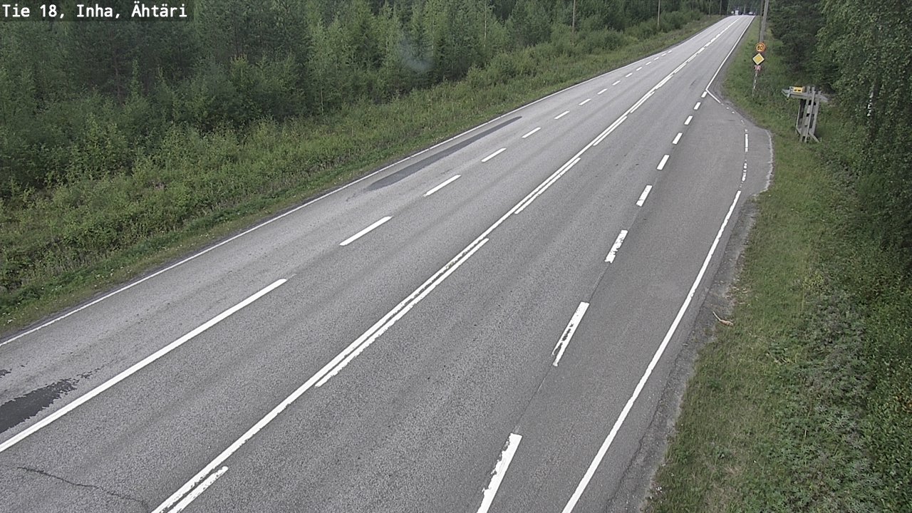 Weather Camera Image Väg 18 Etseri, Inha, Ähtäri, Etelä-Pohjanmaa