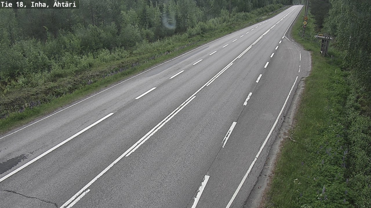 Weather Camera Image Väg 18 Etseri, Inha, Ähtäri, Etelä-Pohjanmaa