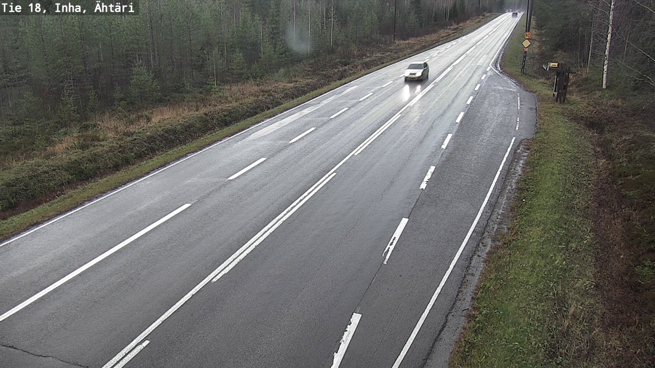 Weather Camera Image Väg 18 Etseri, Inha, Ähtäri, Etelä-Pohjanmaa