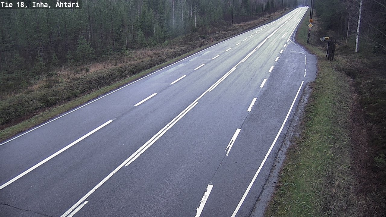 Weather Camera Image Väg 18 Etseri, Inha, Ähtäri, Etelä-Pohjanmaa