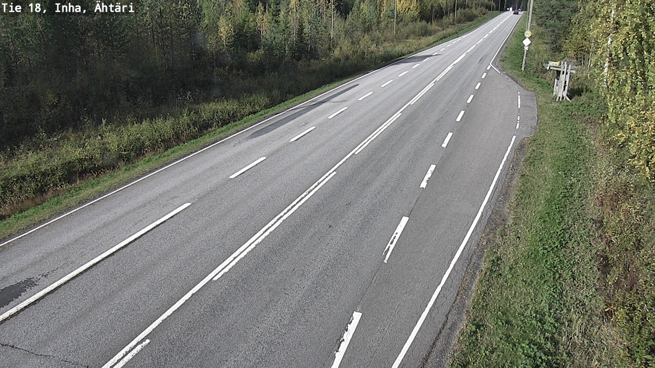 Weather Camera Image Väg 18 Etseri, Inha, Ähtäri, Etelä-Pohjanmaa