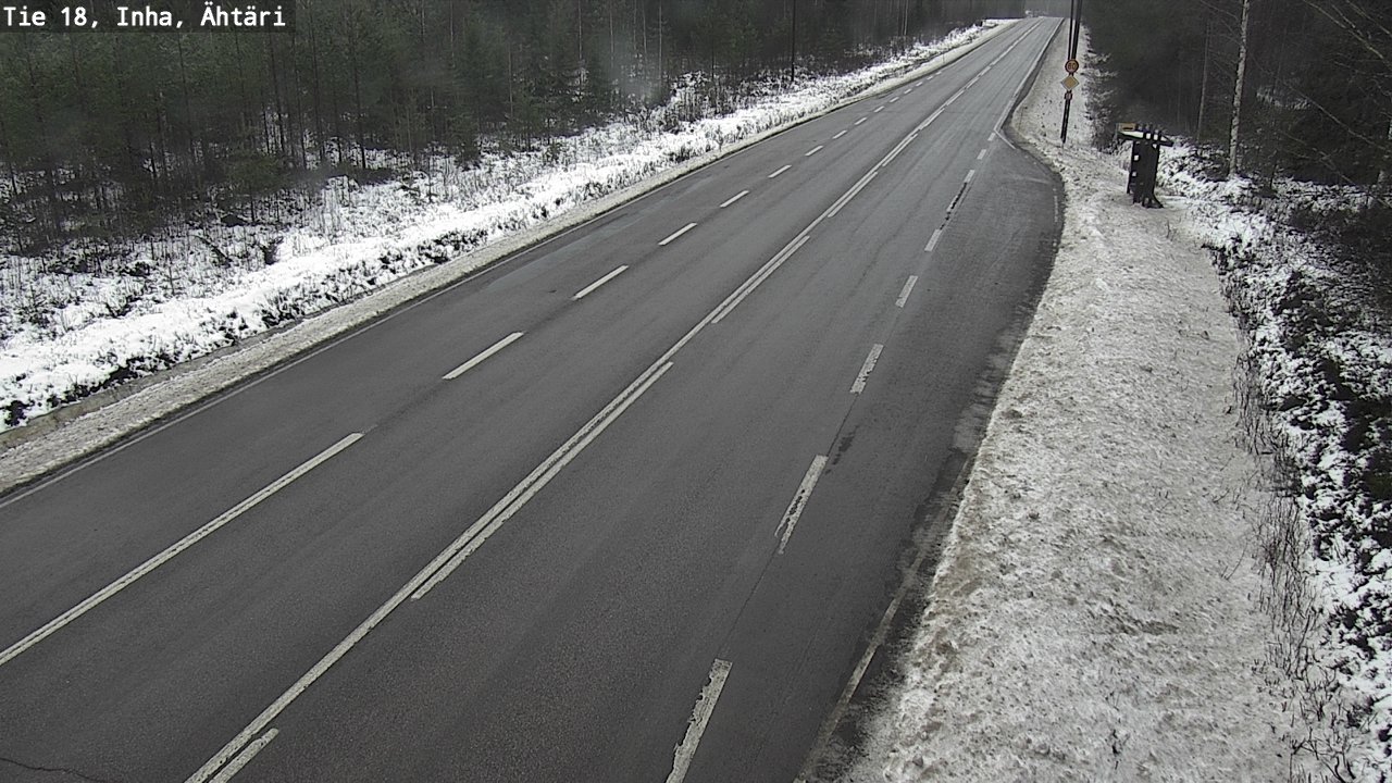 Weather Camera Image Road 18 ÄhtäriInha, Ähtäri, Etelä-Pohjanmaa