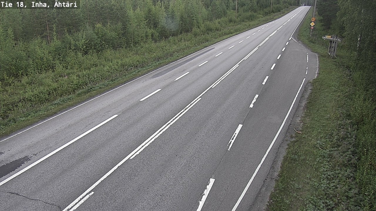 Weather Camera Image Väg 18 Etseri, Inha, Ähtäri, Etelä-Pohjanmaa