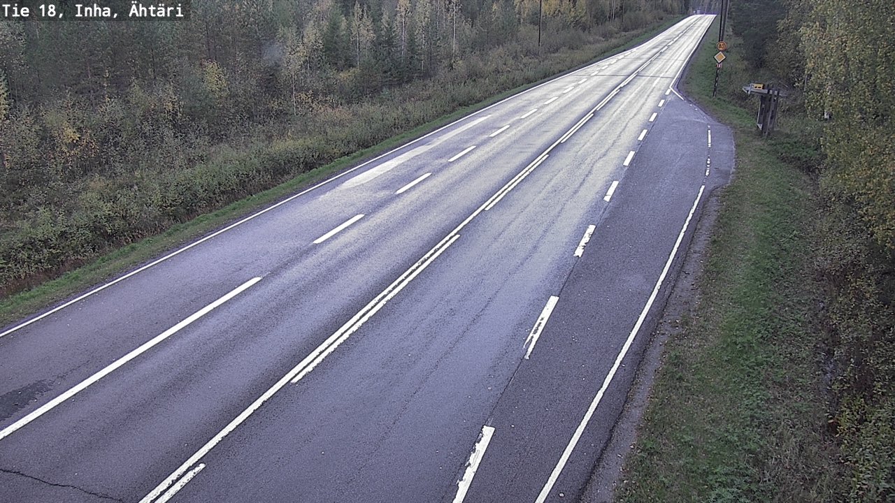 Weather Camera Image Road 18 ÄhtäriInha, Ähtäri, Etelä-Pohjanmaa