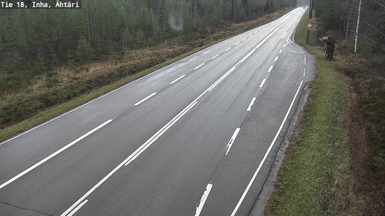 Weather Camera Image Väg 18 Etseri, Inha, Ähtäri, Etelä-Pohjanmaa