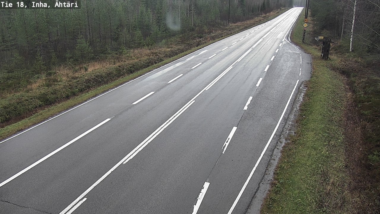 Weather Camera Image Väg 18 Etseri, Inha, Ähtäri, Etelä-Pohjanmaa