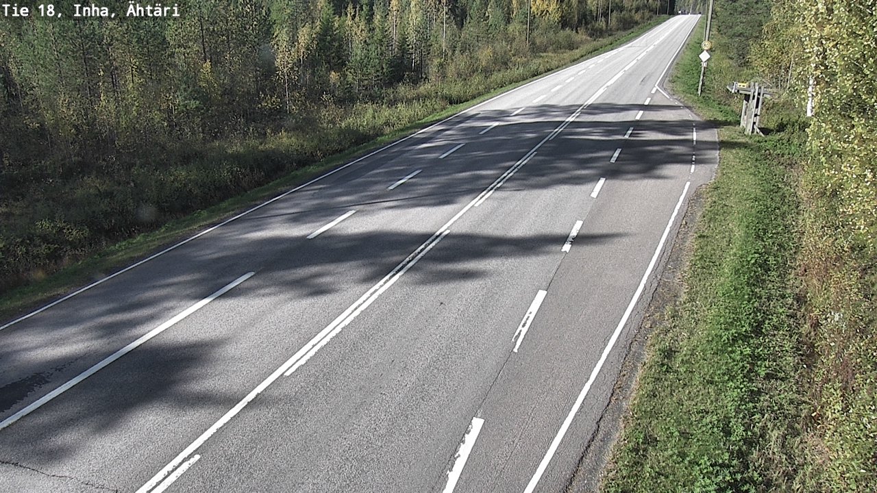 Weather Camera Image Väg 18 Etseri, Inha, Ähtäri, Etelä-Pohjanmaa
