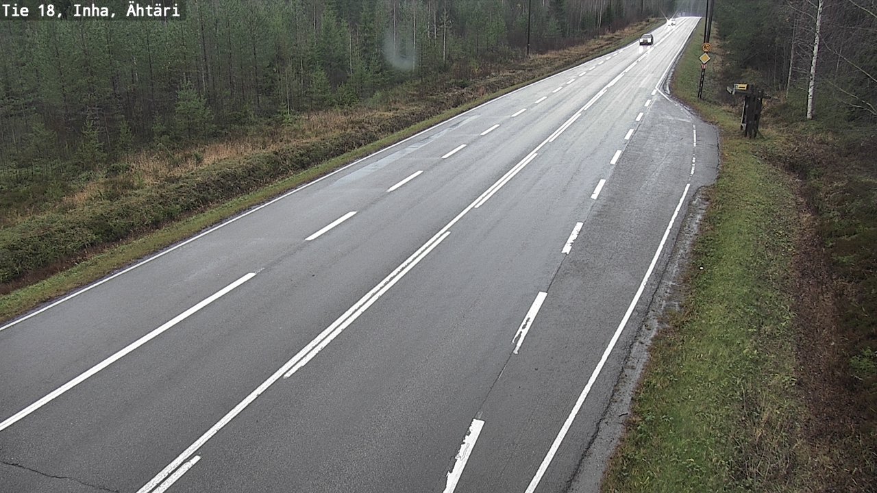 Weather Camera Image Väg 18 Etseri, Inha, Ähtäri, Etelä-Pohjanmaa