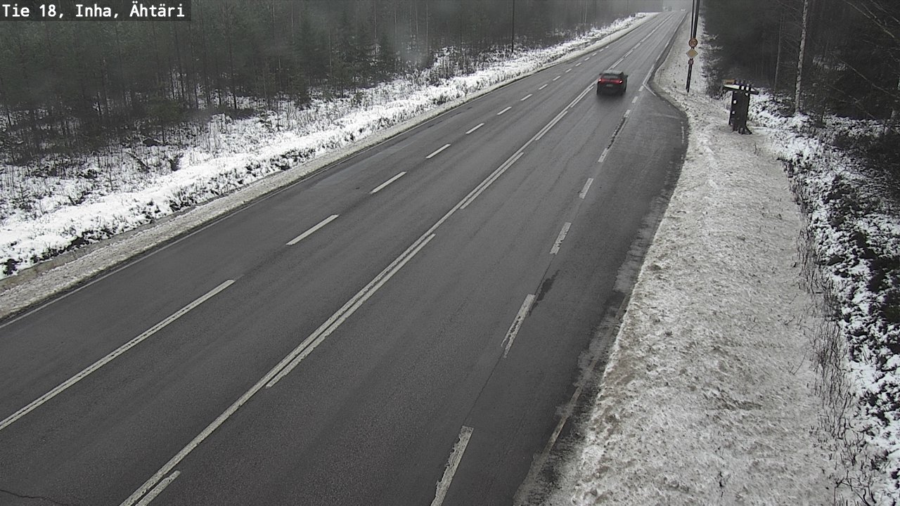 Weather Camera Image Road 18 ÄhtäriInha, Ähtäri, Etelä-Pohjanmaa
