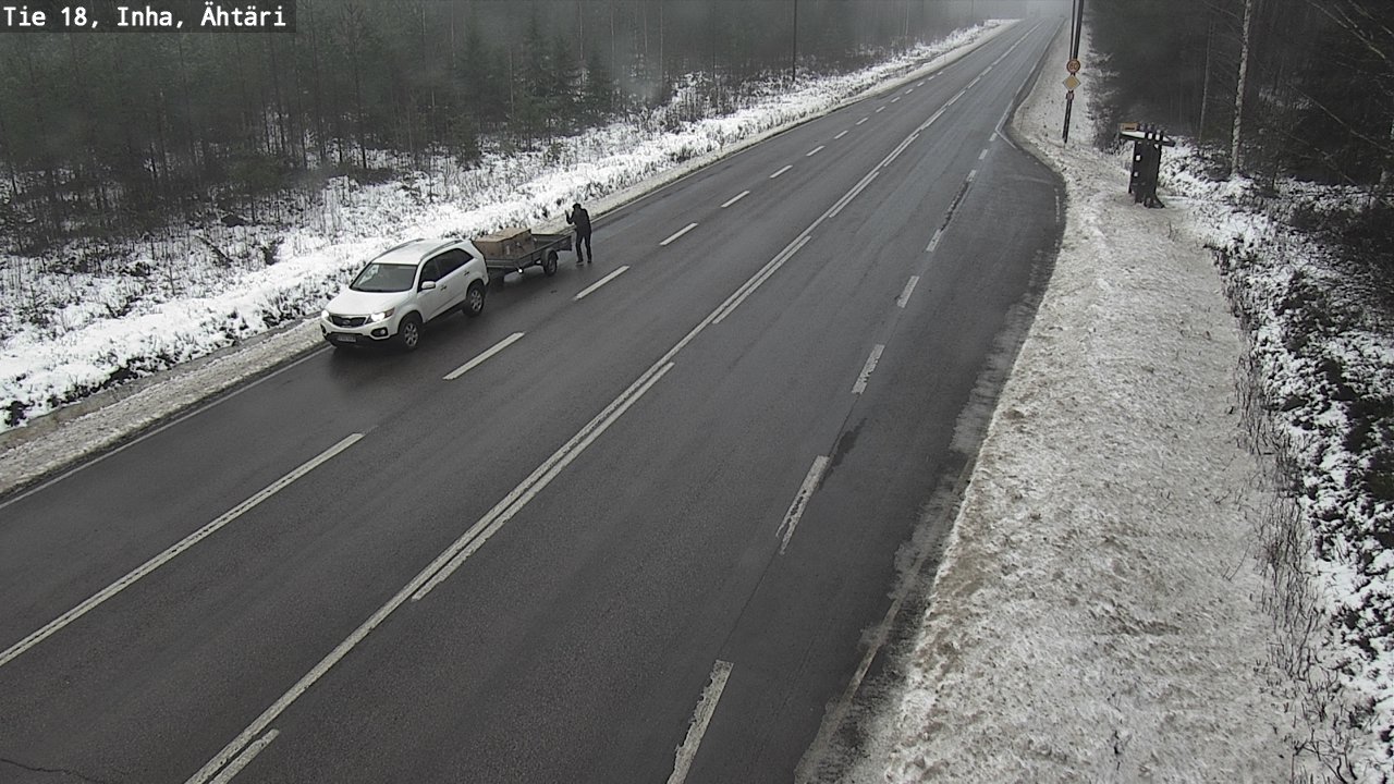 Weather Camera Image Road 18 ÄhtäriInha, Ähtäri, Etelä-Pohjanmaa