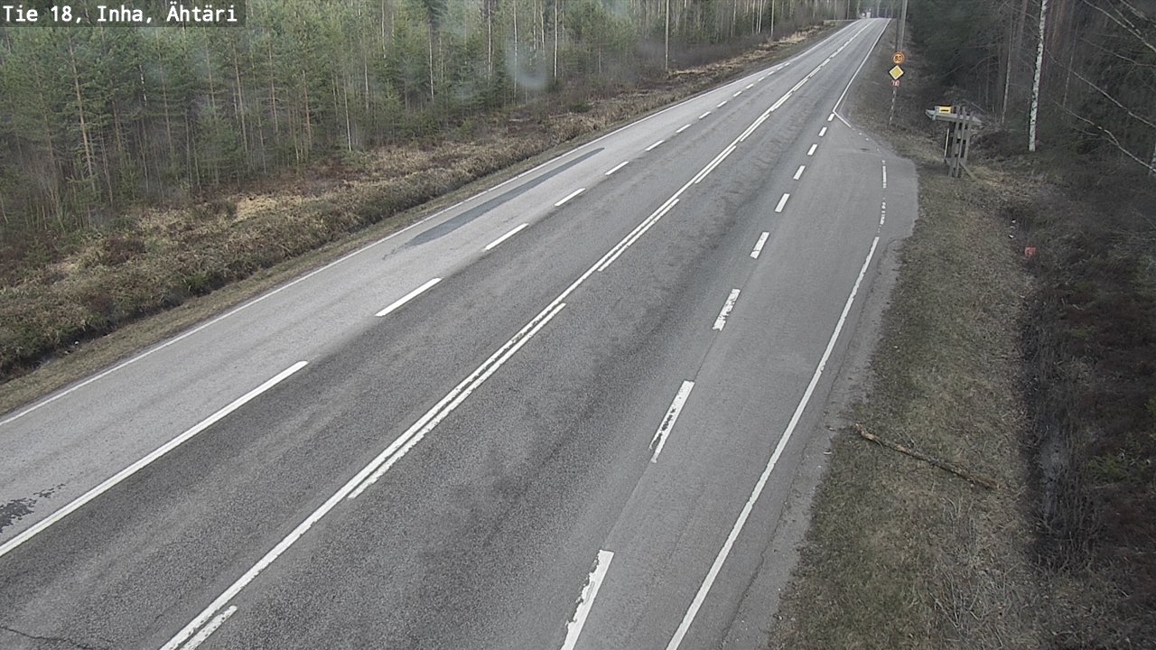 Weather Camera Image Road 18 ÄhtäriInha, Ähtäri, Etelä-Pohjanmaa