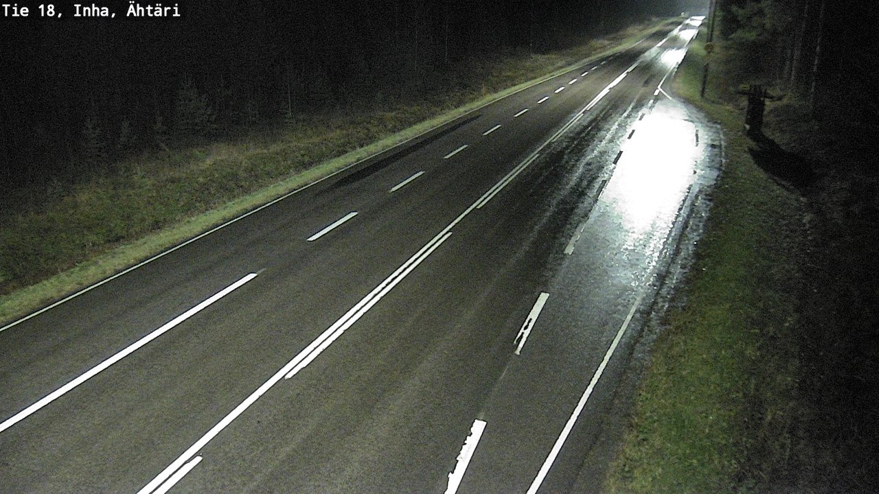 Weather Camera Image Väg 18 Etseri, Inha, Ähtäri, Etelä-Pohjanmaa