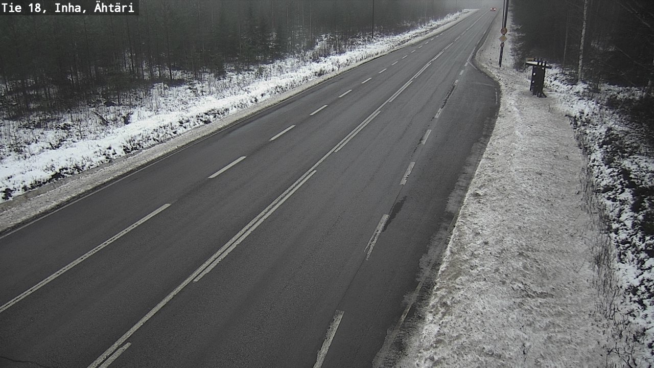 Weather Camera Image Road 18 ÄhtäriInha, Ähtäri, Etelä-Pohjanmaa