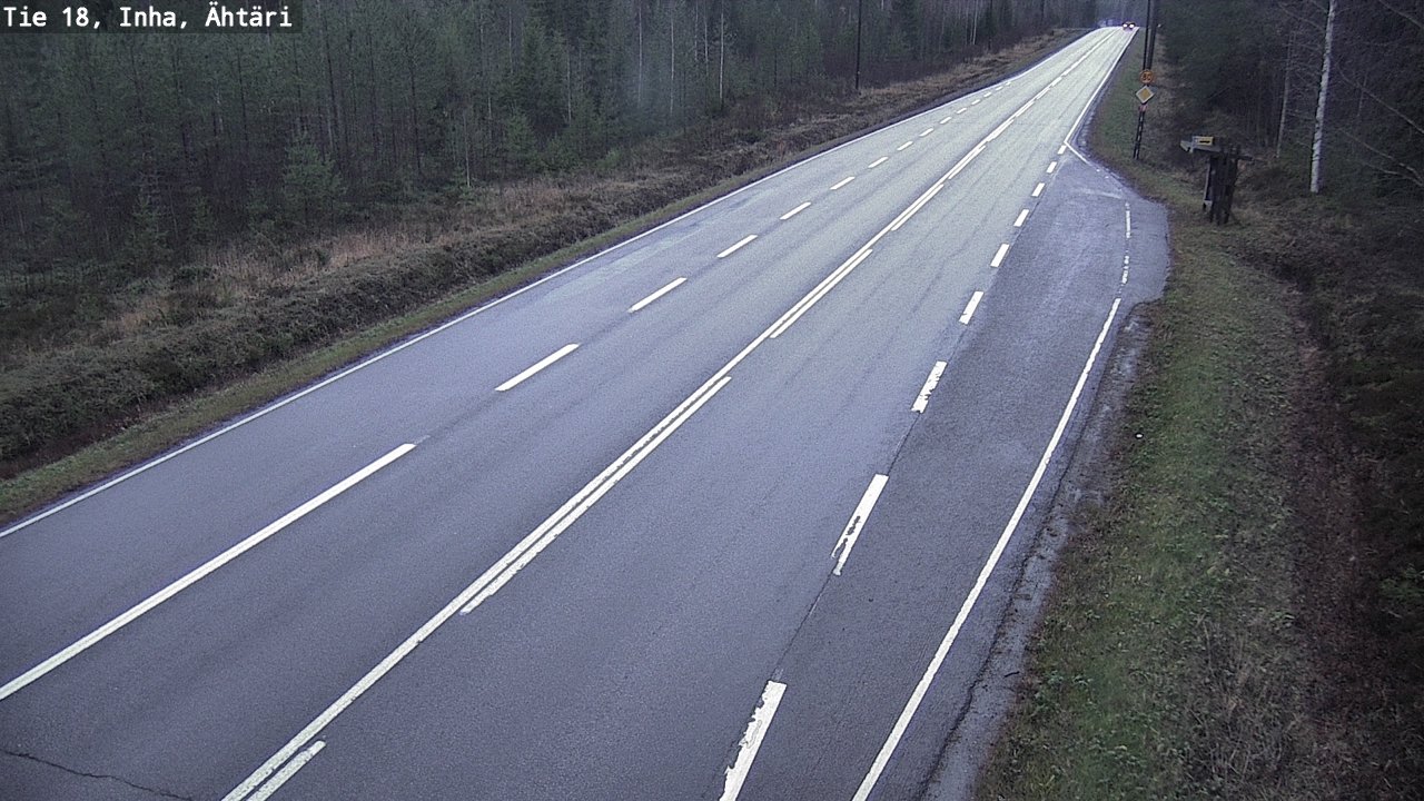Weather Camera Image Väg 18 Etseri, Inha, Ähtäri, Etelä-Pohjanmaa