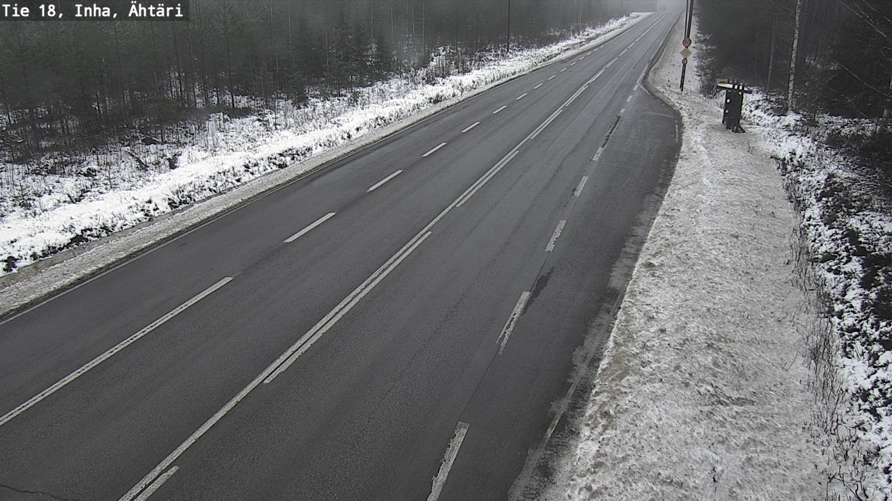Weather Camera Image Road 18 ÄhtäriInha, Ähtäri, Etelä-Pohjanmaa