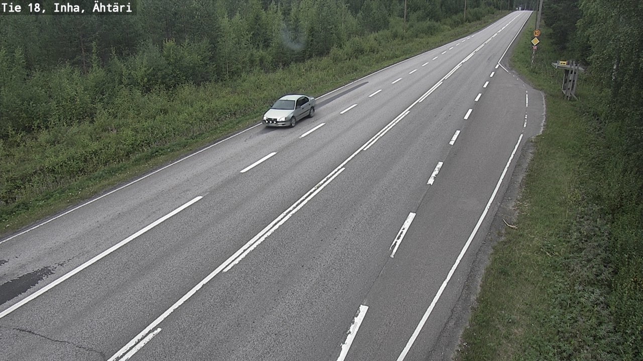 Weather Camera Image Väg 18 Etseri, Inha, Ähtäri, Etelä-Pohjanmaa