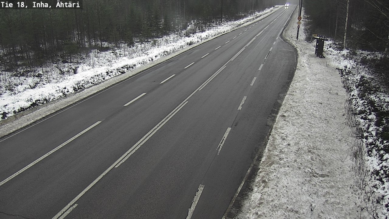 Weather Camera Image Road 18 ÄhtäriInha, Ähtäri, Etelä-Pohjanmaa