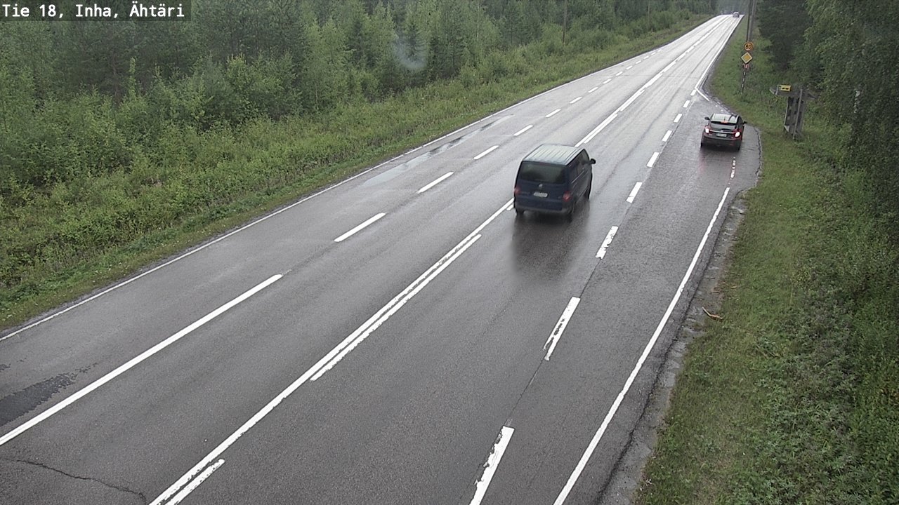 Weather Camera Image Väg 18 Etseri, Inha, Ähtäri, Etelä-Pohjanmaa