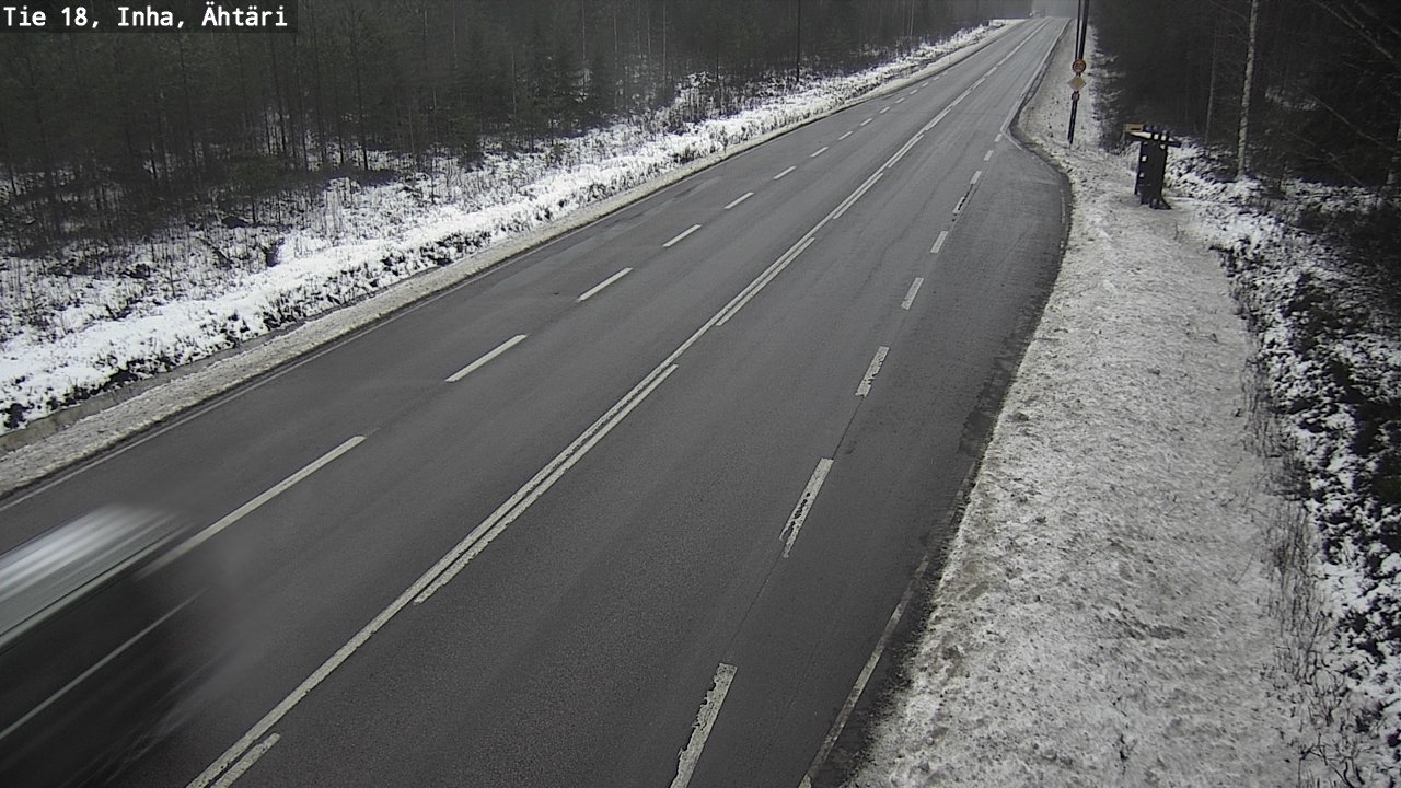 Weather Camera Image Road 18 ÄhtäriInha, Ähtäri, Etelä-Pohjanmaa