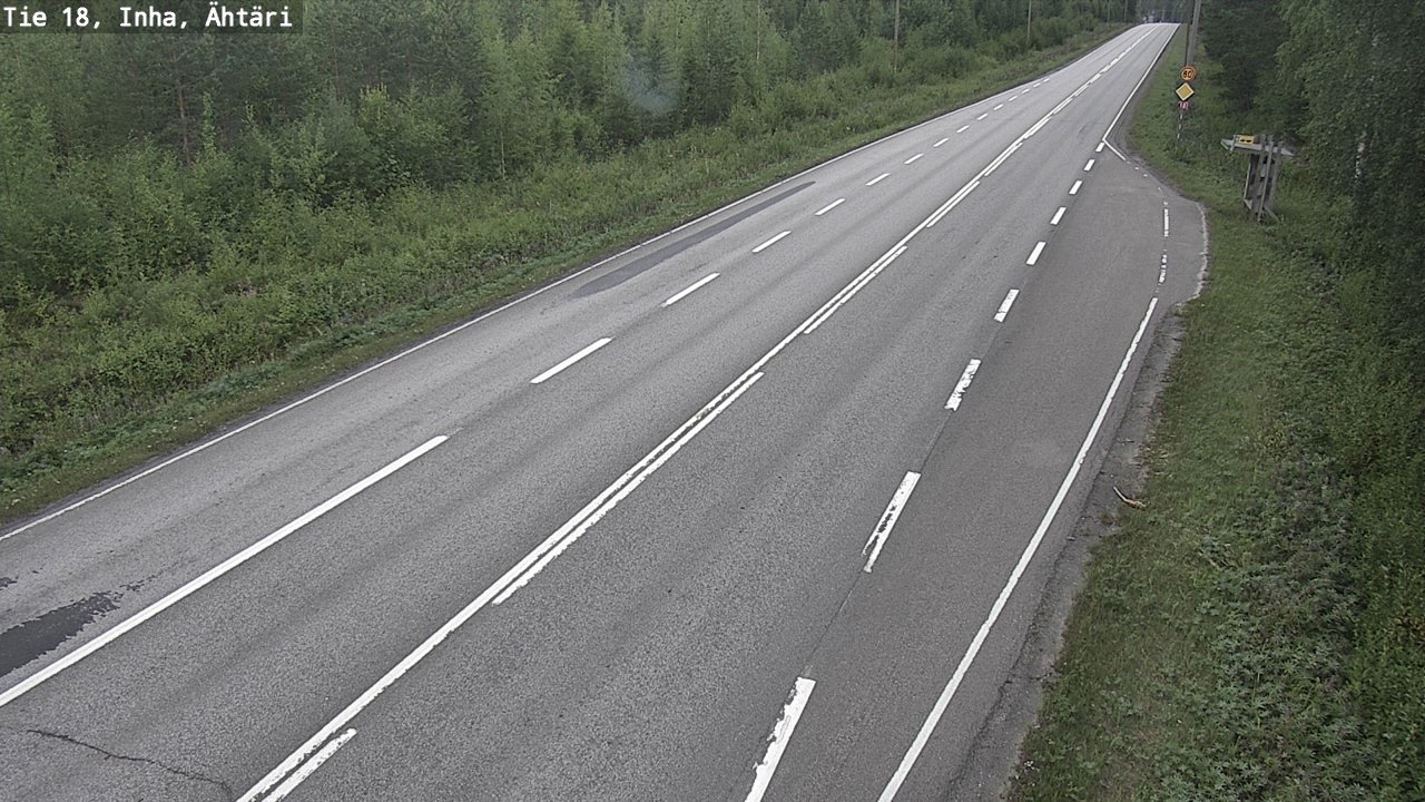 Weather Camera Image Väg 18 Etseri, Inha, Ähtäri, Etelä-Pohjanmaa