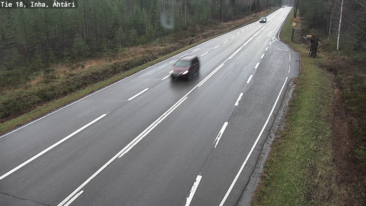 Weather Camera Image Väg 18 Etseri, Inha, Ähtäri, Etelä-Pohjanmaa