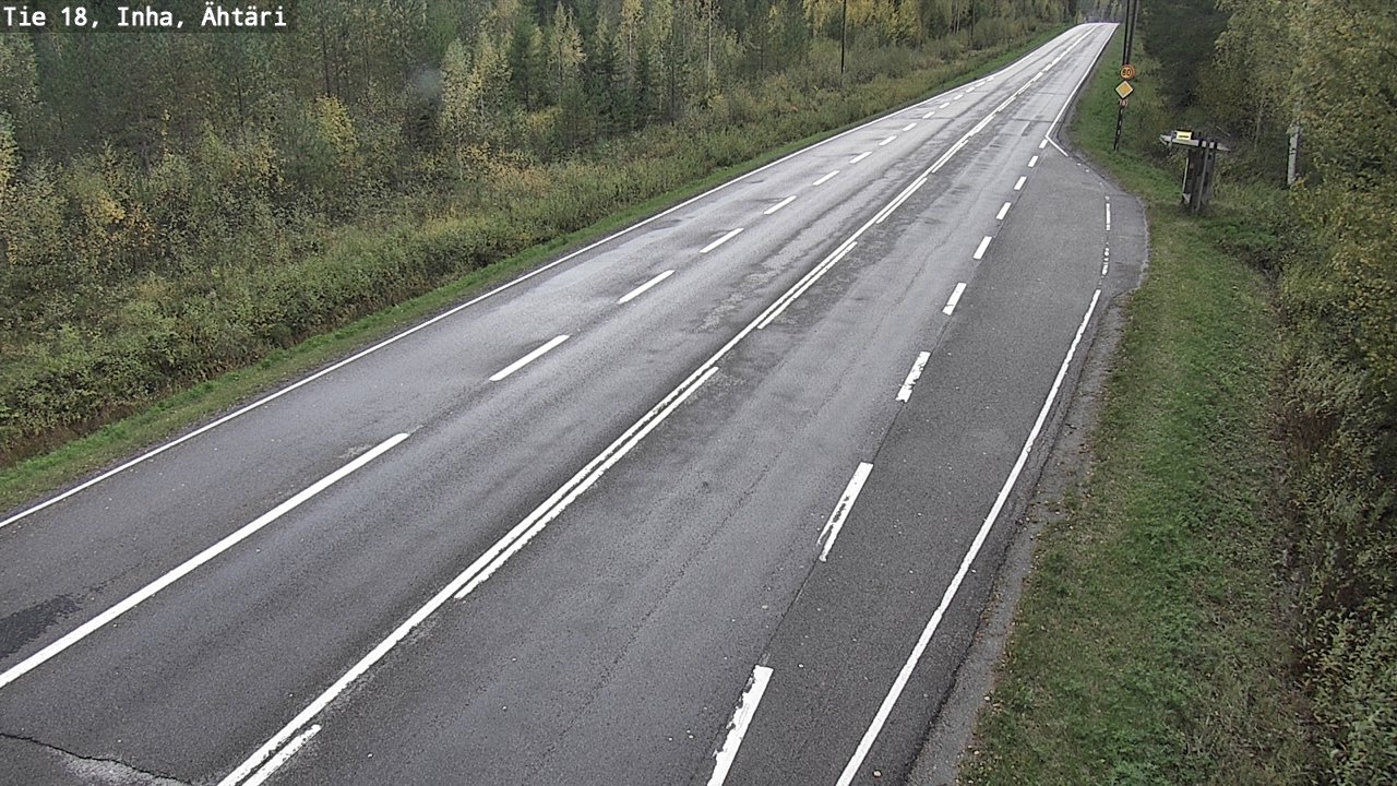 Weather Camera Image Road 18 ÄhtäriInha, Ähtäri, Etelä-Pohjanmaa