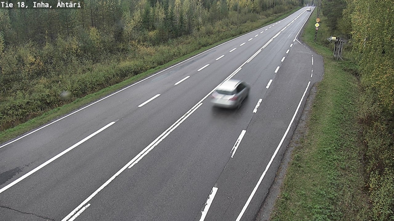 Weather Camera Image Road 18 ÄhtäriInha, Ähtäri, Etelä-Pohjanmaa